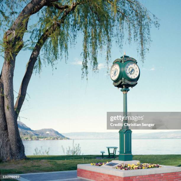 Lakeside Clock, Stockfoto