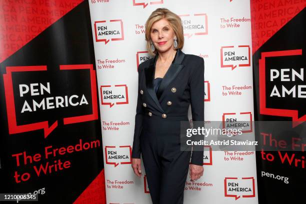 Christine Baranski attends the 2020 PEN America Literary Awards Ceremony at The Town Hall on March 02, 2020 in New York City.