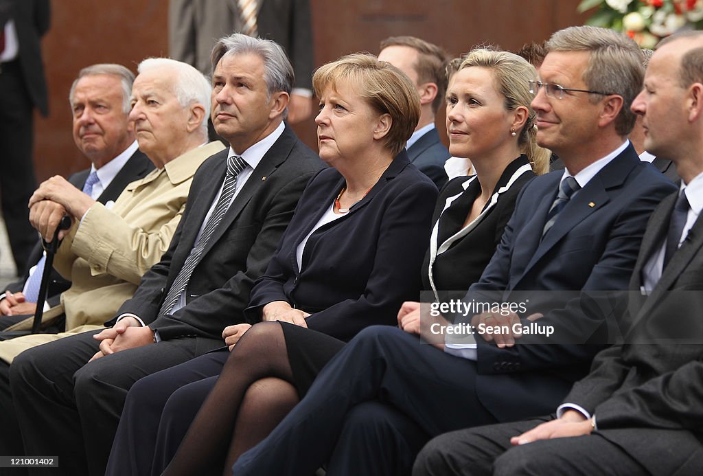 Germany Marks 50th Anniversary Of Berlin Wall Construction