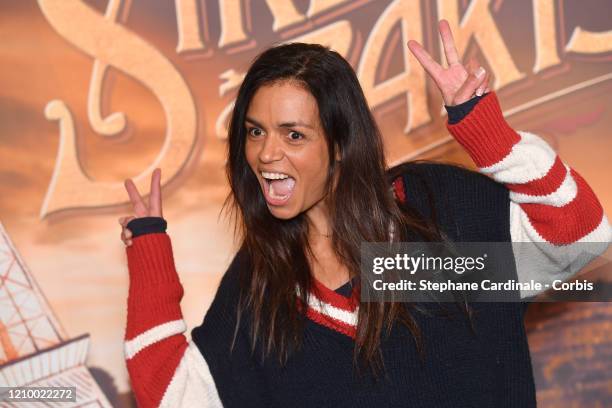 Laurence Roustandjee attends the "Une Sirene A Paris" premiere at Cinema Max Linder on March 02, 2020 in Paris, France.