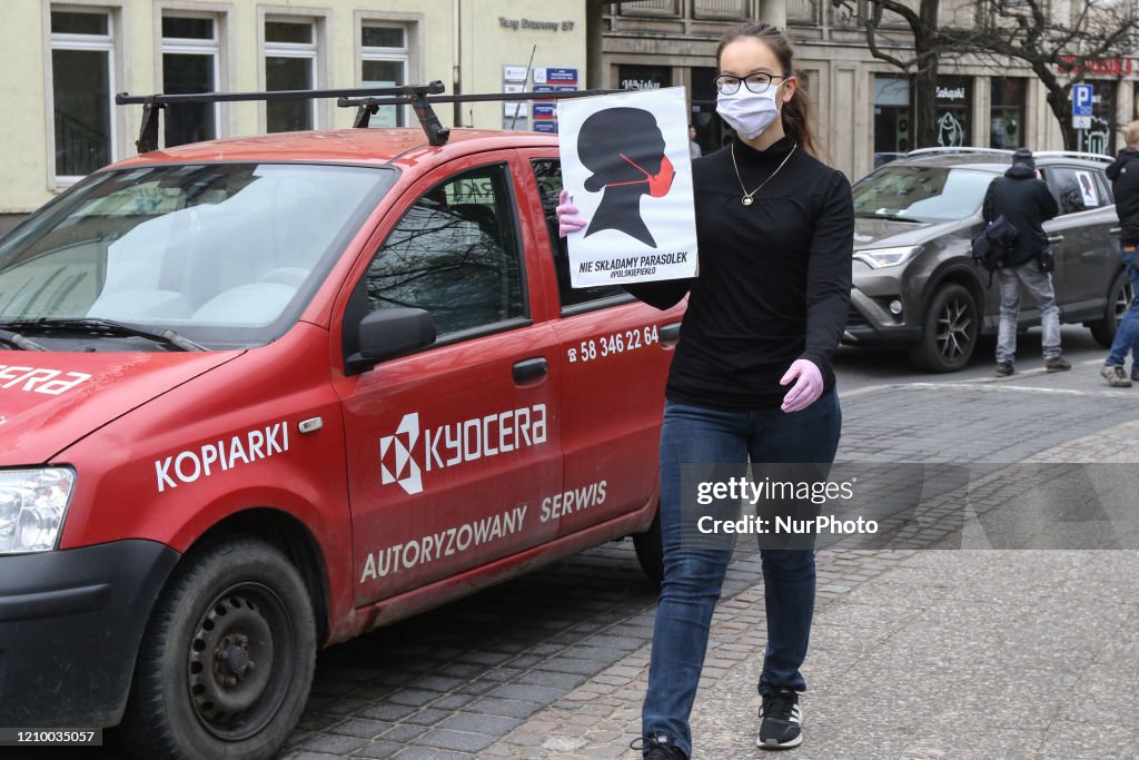 Protest For Abortion Rights In Gdansk