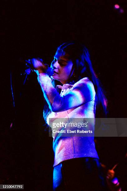 Hope Sandoval performing with Mazzy Star at The Academy in New York City on October 21,1994.