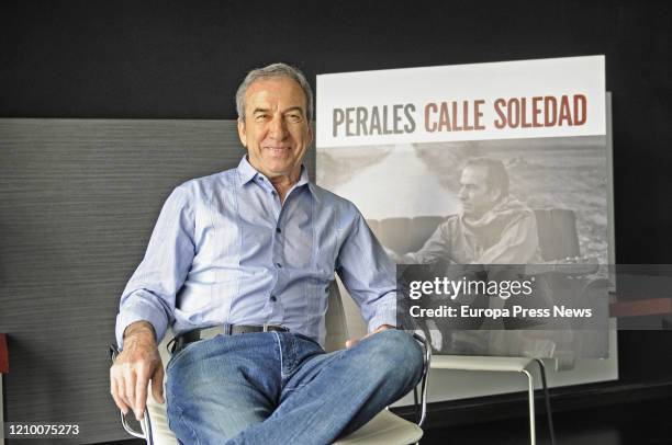 Singer Jose Luis Perales on April 23, 2012 in Madrid, Spain.