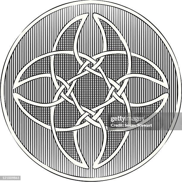 celtic knot - celtic knot stock illustrations