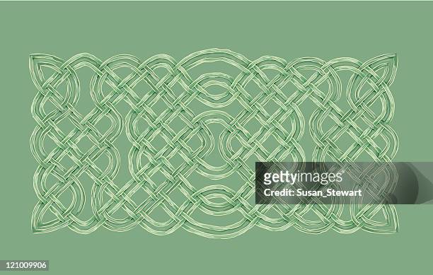 celtic knotwork - celtic knot stock illustrations