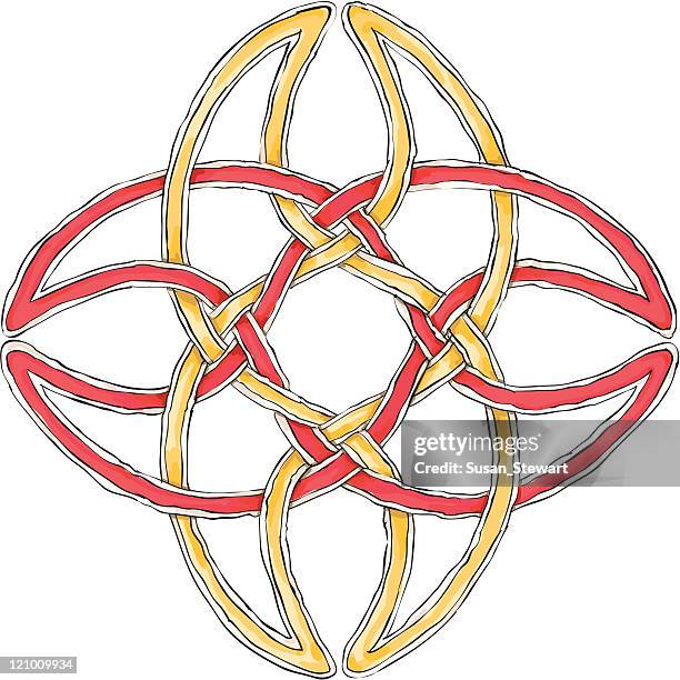 simple celtic knot - celtic knot stock illustrations