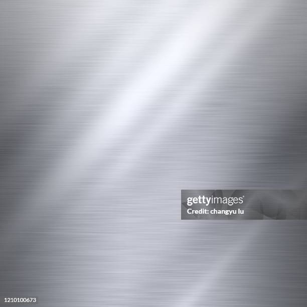 clean and tidy metal background - silberfarbiger hintergrund stock-fotos und bilder