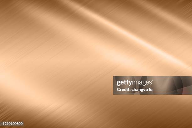 clean and tidy metal background - bronzo foto e immagini stock
