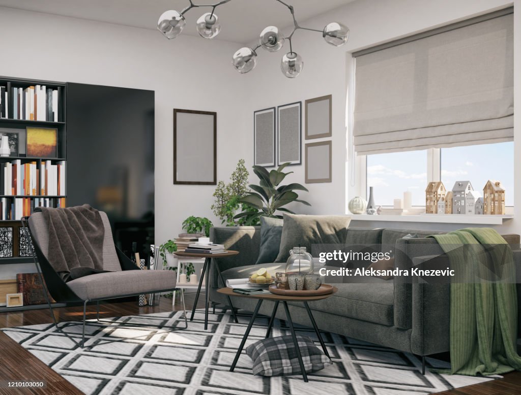 Domestic Example Domestic Living Room High-Res Stock Photo - Getty Images