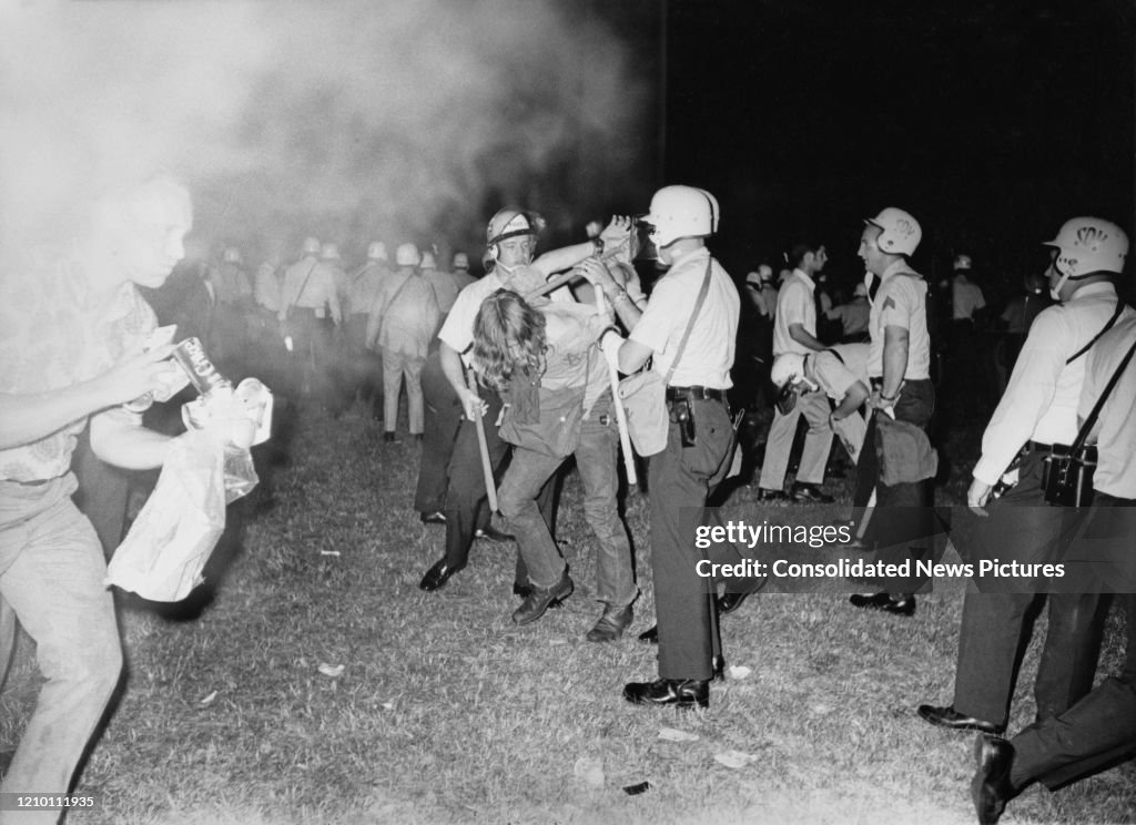 Arrest at Nixon's 'Honor America Day'