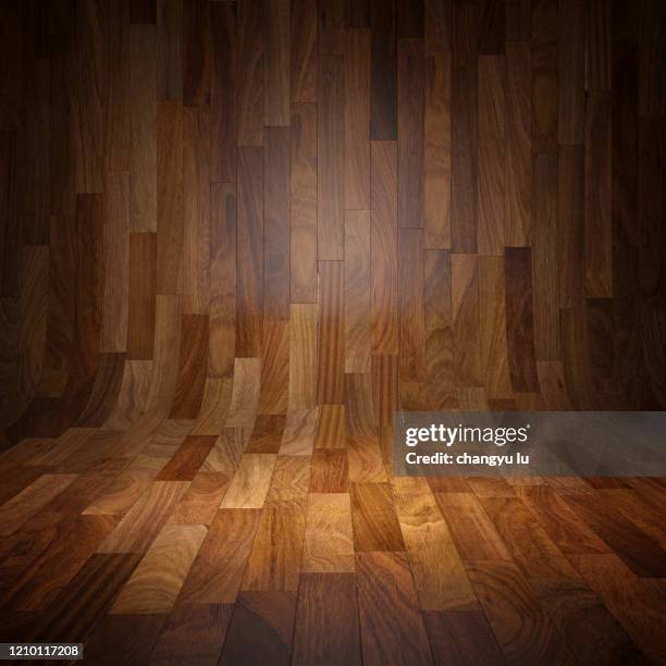 neat exhibition table; - wood paneling stock pictures, royalty-free photos & images
