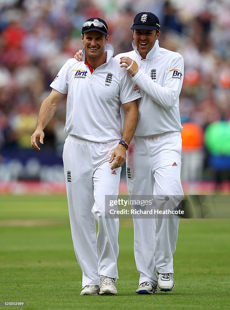 England v India: 3rd npower Test - Day Four