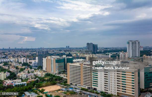 technology park in bangalore, india - bangalore cityscape stock pictures, royalty-free photos & images