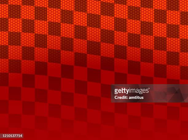 checkered red - car racing stock illustrations