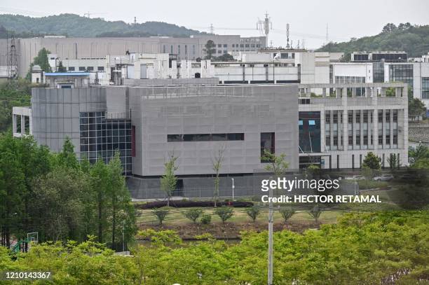 General view shows the P4 laboratory at the Wuhan Institute of Virology in Wuhan in China's central Hubei province on April 17, 2020. - The P4...