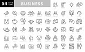 Business Line Icons. Editable Stroke. Pixel Perfect. For Mobile and Web. Contains such icons as Handshake, Target Goal, Agreement, Inspiration, Startup