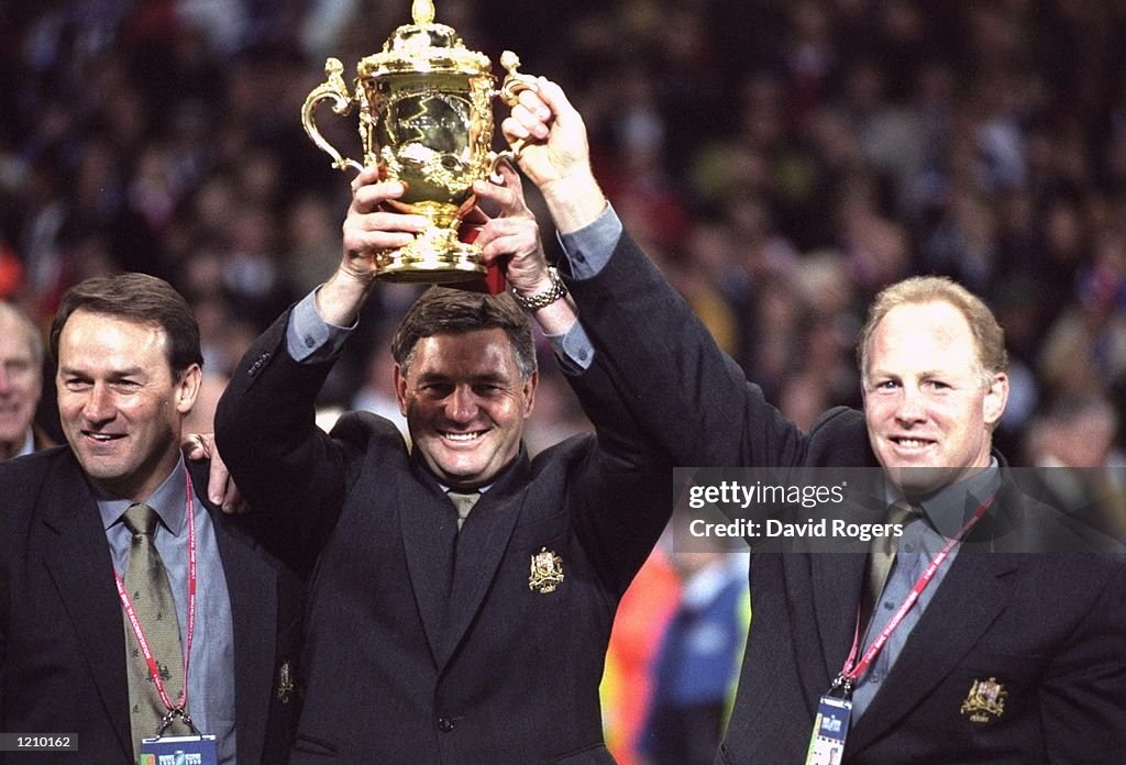 Rod Macqueen Australia coach Rod MacQueen and assistant coach Jeff Miller lift the ...