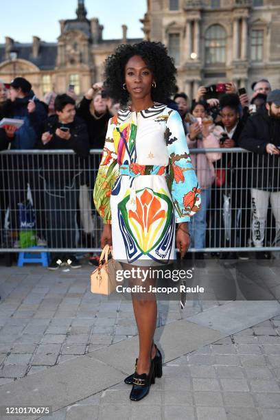 Angelica Ross attends the Louis Vuitton show as part of the Paris Fashion Week Womenswear Fall/Winter 2020/2021 on March 03, 2020 in Paris, France.