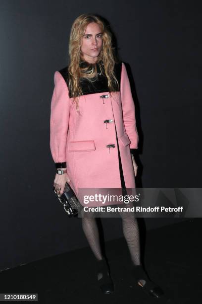 Blanca Miro attends the Louis Vuitton show as part of the Paris Fashion Week Womenswear Fall/Winter 2020/2021 on March 03, 2020 in Paris, France.