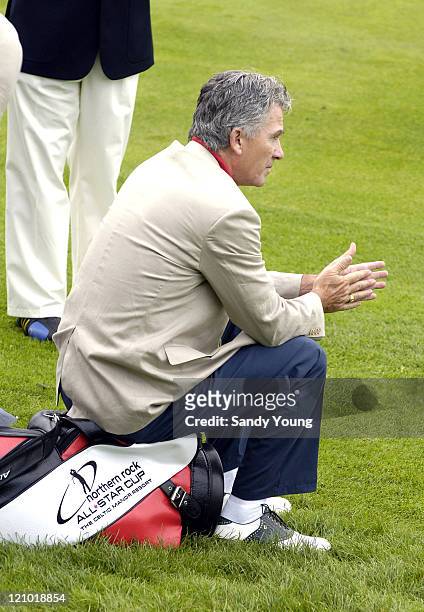 Patrick Duffy during The Northern Rock All Star Cup - Press Conference at Celtic Manor Resort in Newport, Great Britain.