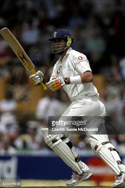England batsman Kevin Pietersen in Day Two of the Second Ashes Test at the Adelaide Oval, Australia, December 2, 2006.