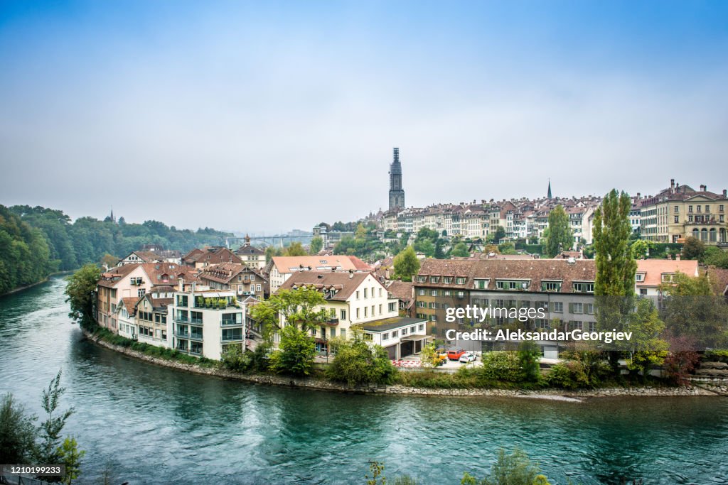 Bern Panorama In Switzerland
