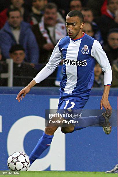 Bosingwa during a UEFA Champions League First Leg match between Chelsea and FC Porto in Porto, Portugal on February 21, 2007.