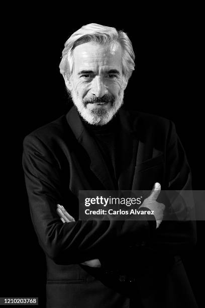 Imanol Arias attends 23rd Malaga Film Festival cocktail party at Circulo de Bellas Artes on March 03, 2020 in Madrid, Spain.