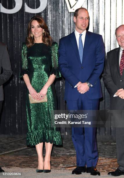 Catherine, Duchess of Cambridge and Prince William, Duke of Cambridge attend a reception hosted by the British Ambassador to Ireland Robin Barnett at...