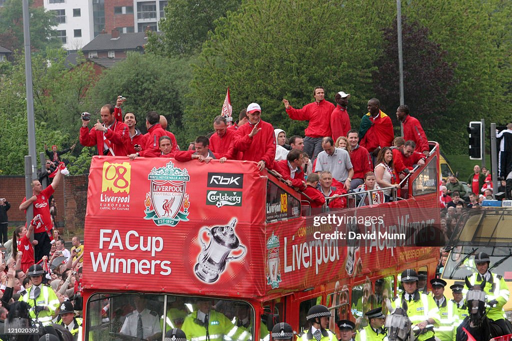 FA Barclays Premiership - Liverpool FC  2006 FA Cup Homecoming Parade