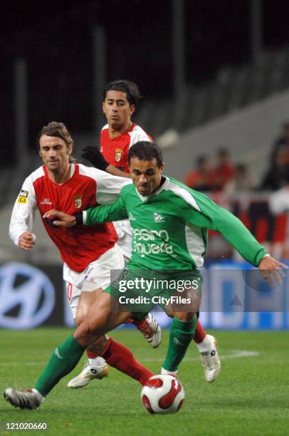 Gilmar and Joao Pinto during the Portuguese Premier League match between SC Braga and Naval on March 20, 2007