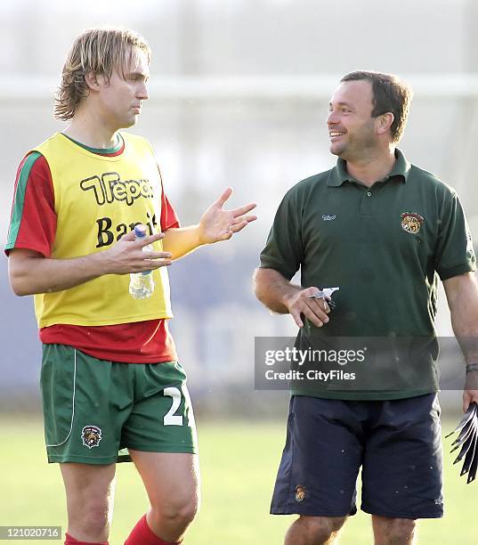 Arvid Smit during his first training session with new team Maritimo, January 15, 2007.