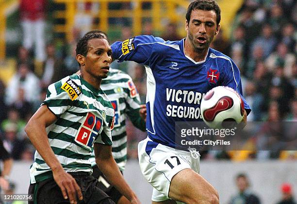 Liedson and Gaspar during a Portuguese League match between Sporting and Belenenses in Lisbon, Portugal on May 20, 2007.
