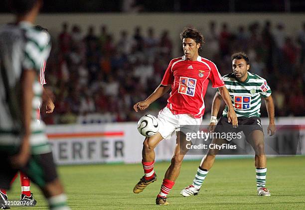 Rui Costa of SL Benfica during their derby match against rival Sporting Lisbon in the Guadiana Cup at Vila Real de Santo Antonio in Vrsa, Portugal on...