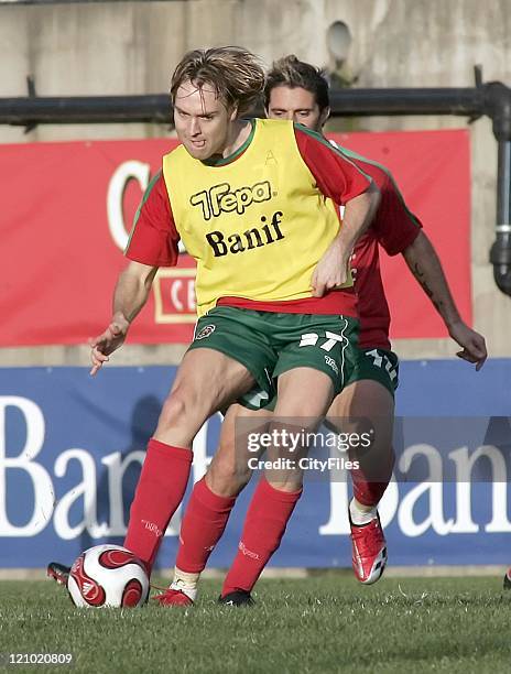 Arvid Smit during his first training session with new team Maritimo, January 15, 2007.