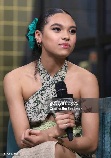 Actor Sofia Bryant attends the Build Series to discuss "I Am Not Okay with This" at Build Studio on March 03, 2020 in New York City.