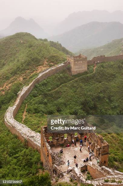 the great wall of china, simitai, china - national committee of the chinese people stock pictures, royalty-free photos & images