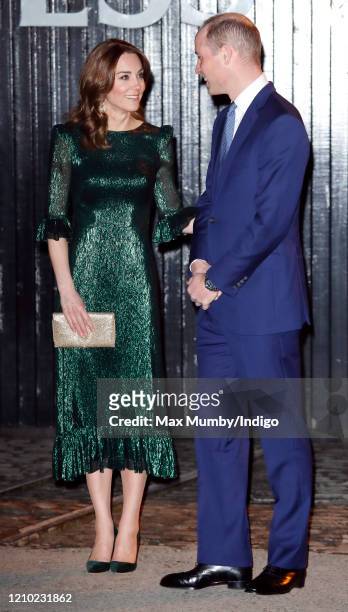 Catherine, Duchess of Cambridge and Prince William, Duke of Cambridge attend a reception hosted by the British Ambassador to Ireland at the Guinness...