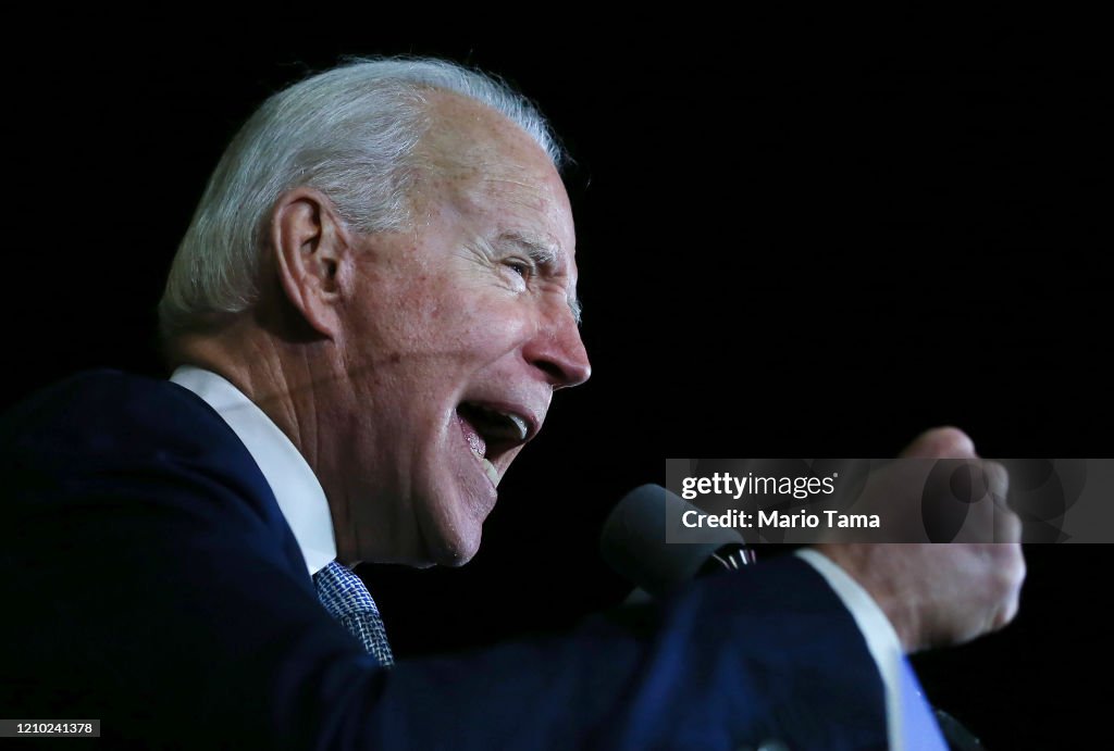 Presidential Candidate Joe Biden Holds Super Tuesday Night Campaign Event In Los Angeles