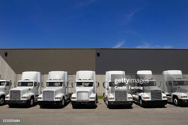 trucks - trucks in a row stock pictures, royalty-free photos & images