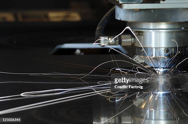 laser metal cutting tool - cutting stock pictures, royalty-free photos & images
