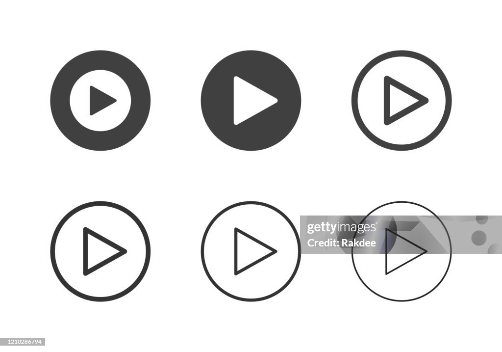 Button Icons abspielen - Multi-Serie