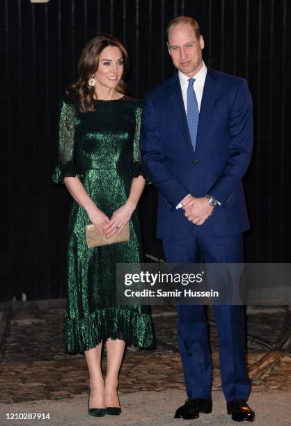 Catherine, Duchess of Cambridge and Prince William, Duke of Cambridge arrive at the Guinness Storehouse’s Gravity Bar during day one of their visit...