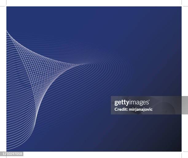 vector blue curve background - nature pattern close up stock illustrations