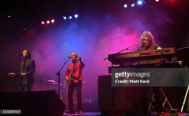 Musicians Colin Blunstone, Jim Rodford and Rod Argent of The Zombies perform the classic 1968 album "Odessey and Oracle" for the final time at...