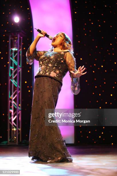 Jennifer Holliday during Jennifer Holiday performs at the 21st National Black Engineer of The Year Awards at Baltimore Convention Center in...