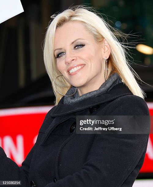 Actor / Television Personality / Model Jenny McCarthy attends the launch of the Suave Beauty Stimulus at Military Island in Times Square on January...