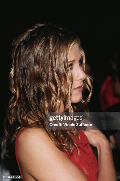 American actress Jennifer Aniston attends the premiere of movie 'The Object Of My Affection' at GCC Avco Theater in Westwood, California, US, 9th...