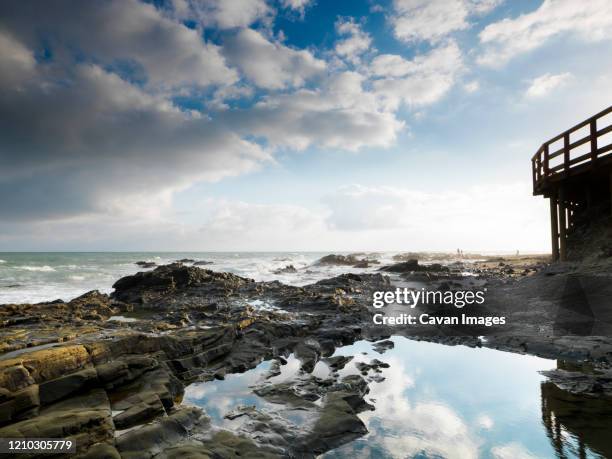 calahonda beach in mijas, malaga, spain - geografía física stock-fotos und bilder