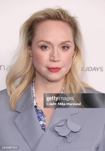 Gwendoline Christie attends WE Day UK 2020 at The SSE Arena, Wembley on March 04, 2020 in London, England.